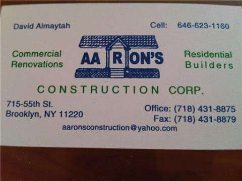 Jobs in AARON'S CONSTRUCTION CORPORATION. - reviews